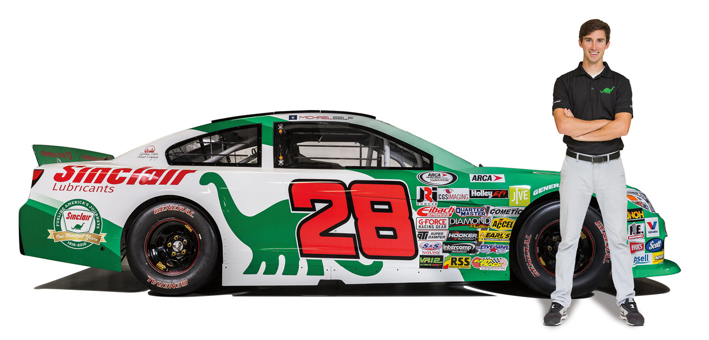 Michael Self with No. 28 Toyota Camry