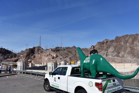 Driver Johnny with DINO at Hoover Dam