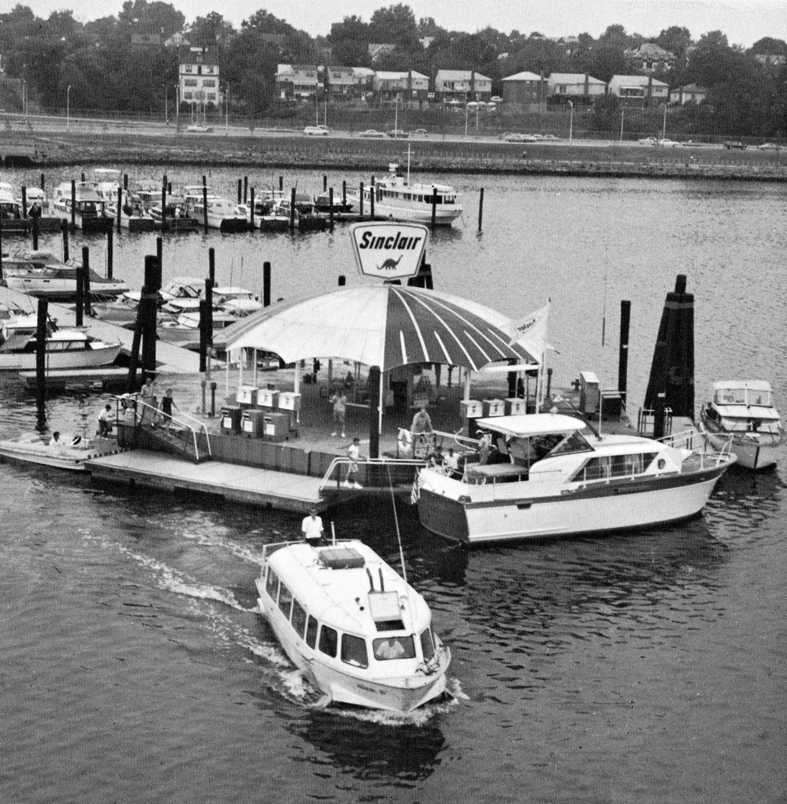 sinclair 1960s boat station